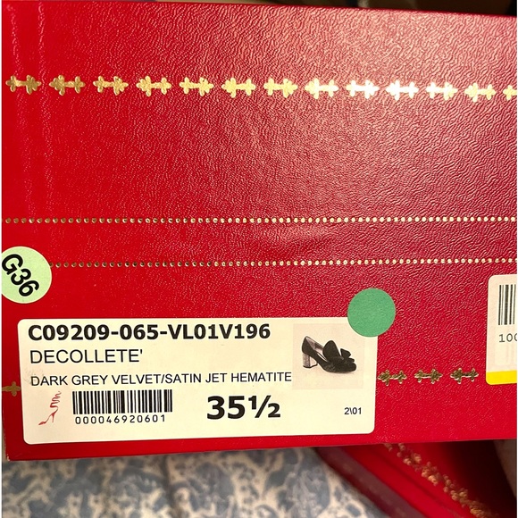 Rene Caovilla Crystal Velvet Shoes - Picture 2 of 6